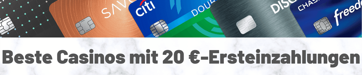 min 20 deposit casinos 