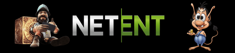 NetEnt logo mit gonzo und Hugo