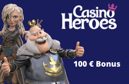 Casino Heroes 100 euro bonus