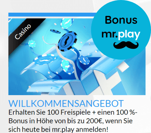 Mr Play DE Willkommens bonus