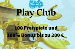 play club 100 free spins und 100% bonus