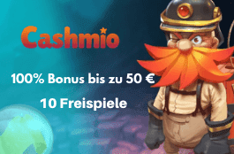 cashmio 50 euro bonus und 10 freispiele