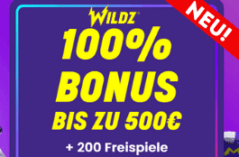 wildz 500 euro bonus und 200 freispiele