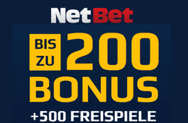 netbet 200 euro bonus und 500 free spins
