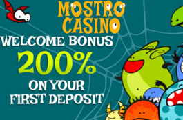 Mostro Casino bonus und free spins