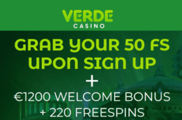 Verde Casino - 50 Freispiele ohne Einzahlung