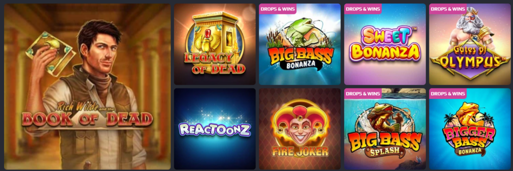 Eine Vielzahl von Casino-Spieleanbietern