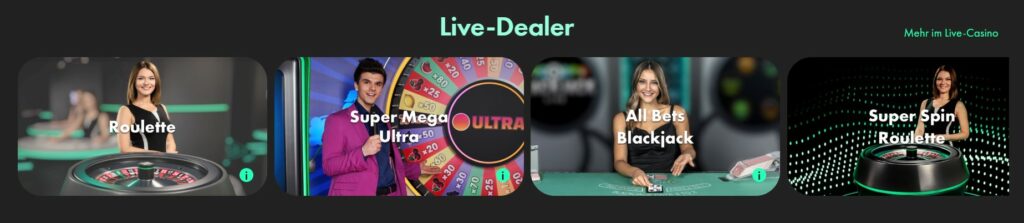 Das Live Casino bei Bet365
