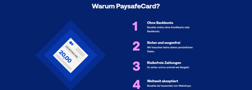 Vor- und Nachteile von Paysafecard